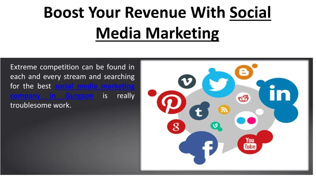 boost your revenue with social media marketing