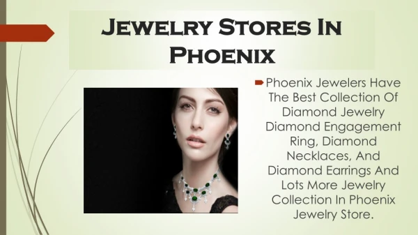Phoenix Jewelers Buy Jewelry Online