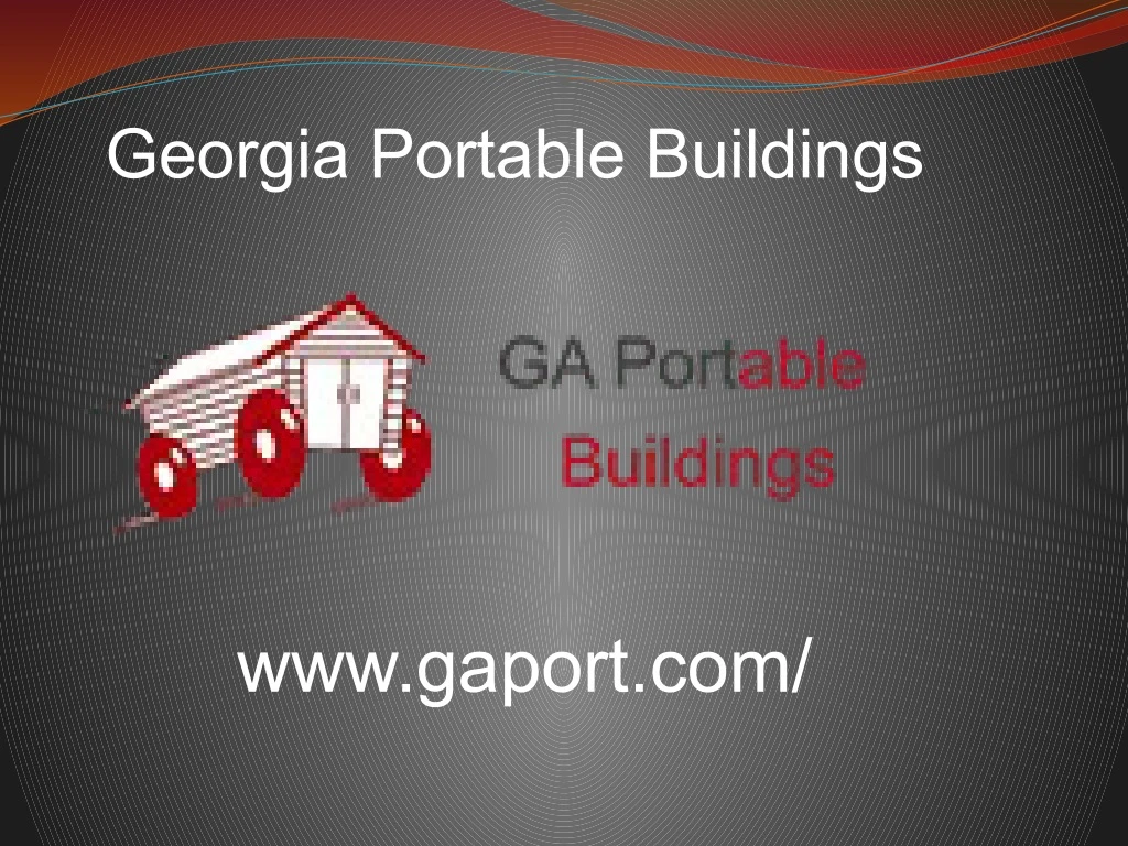 georgia portable buildings