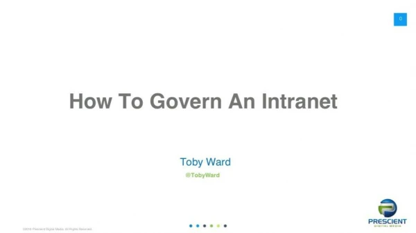 How To Govern An Intranet