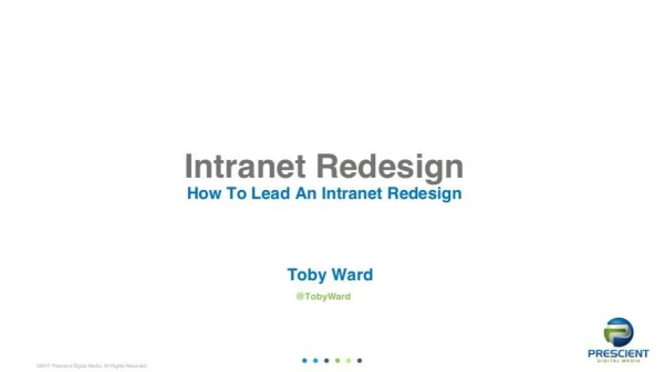 Intranet Redesign: How To Lead An Intranet Redesign