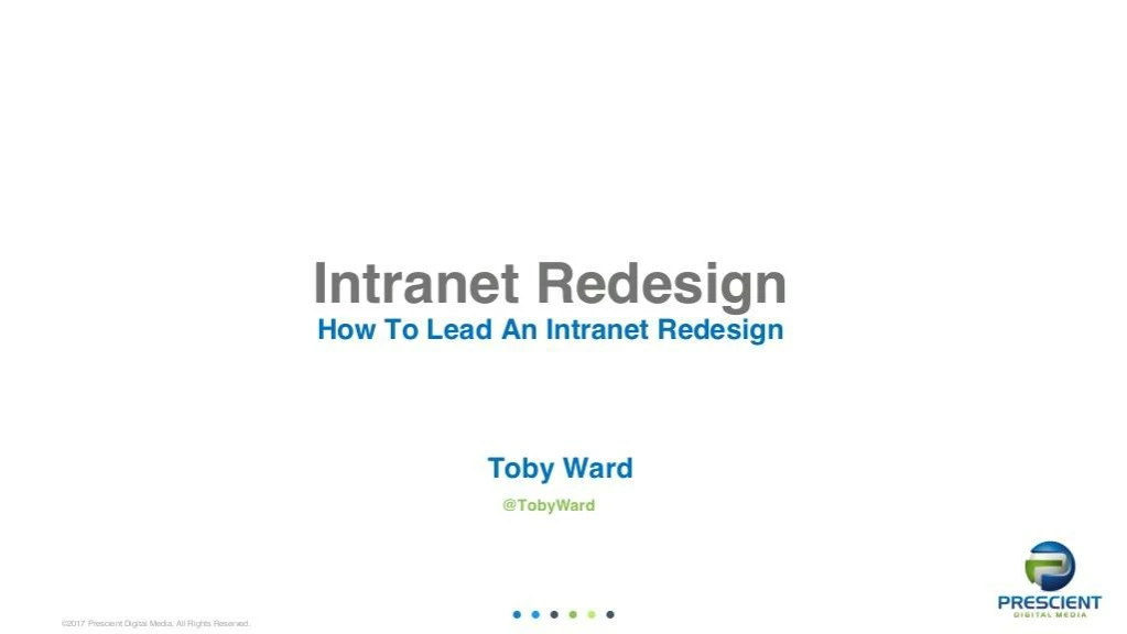 intranet redesign how to lead an intranet redesign