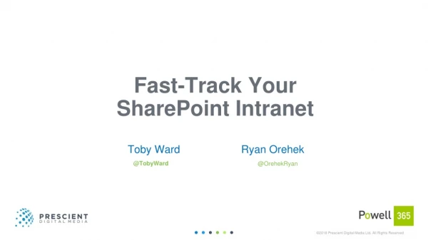 Fast-Track Your SharePoint Intranet to Success