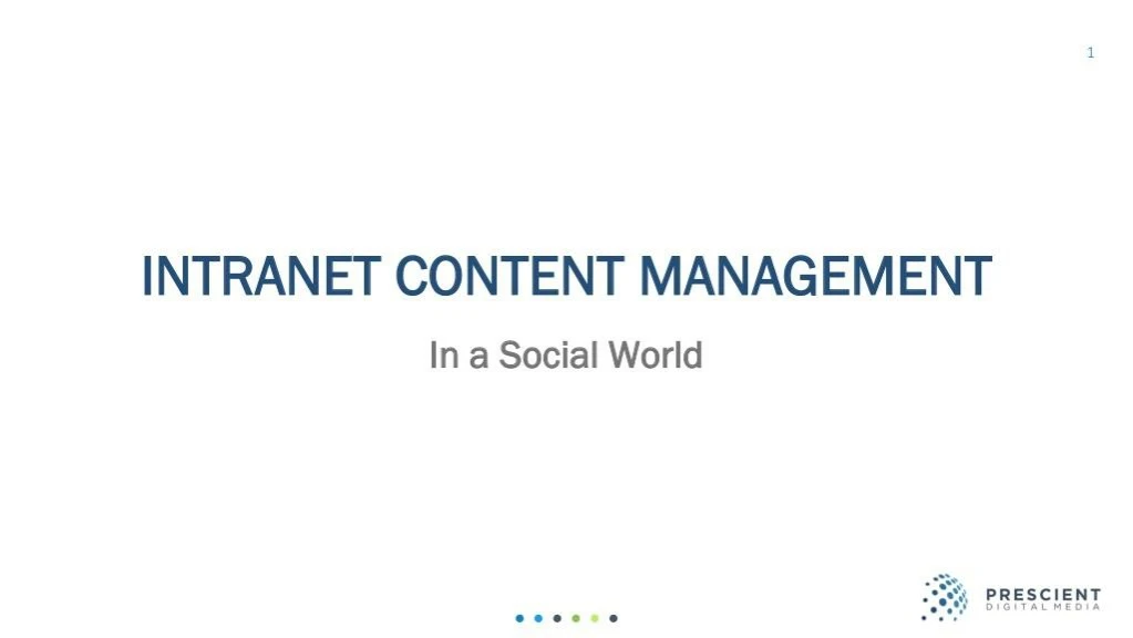 intranet content management webinar