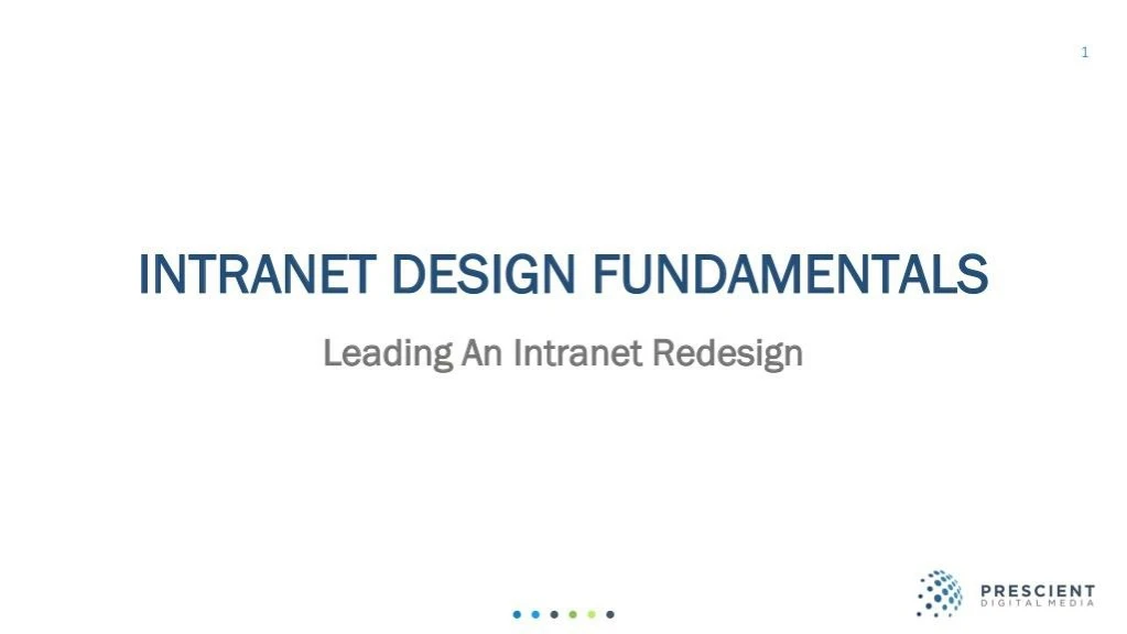 intranet design fundamentals