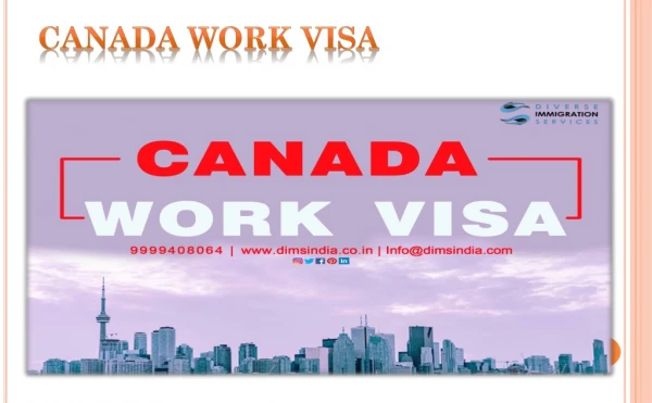 What is the step by step procedure for Canadian work visa?