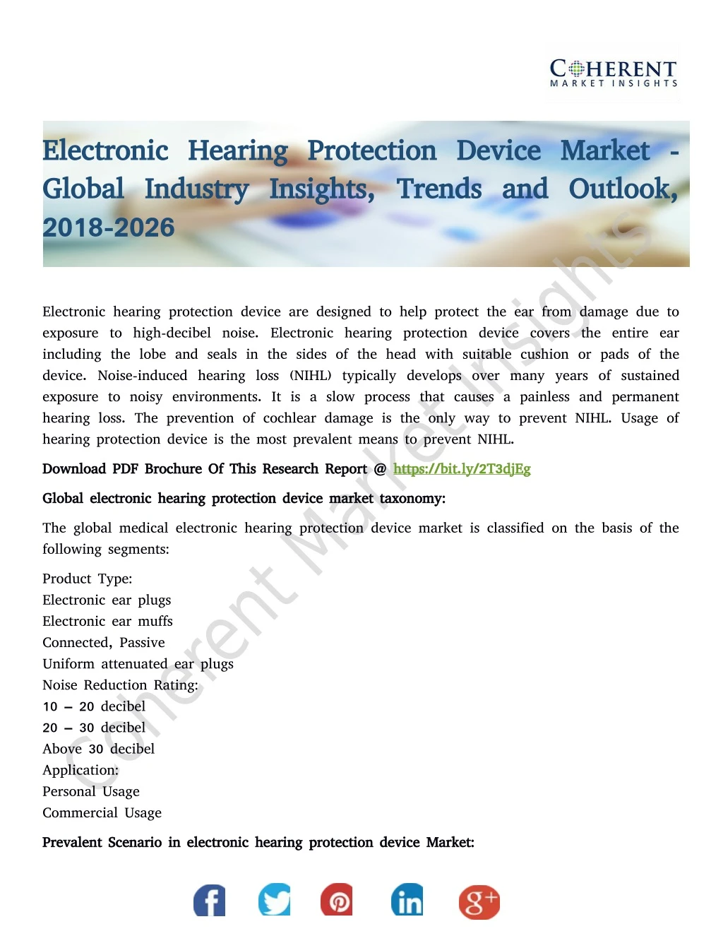 electronic hearing protection device market