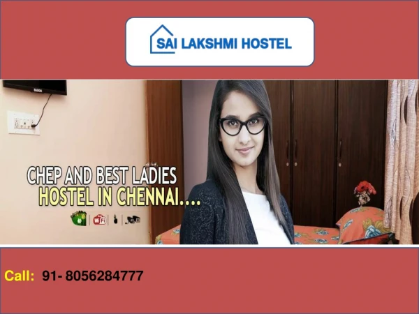 Best Women Hostel in Chennai