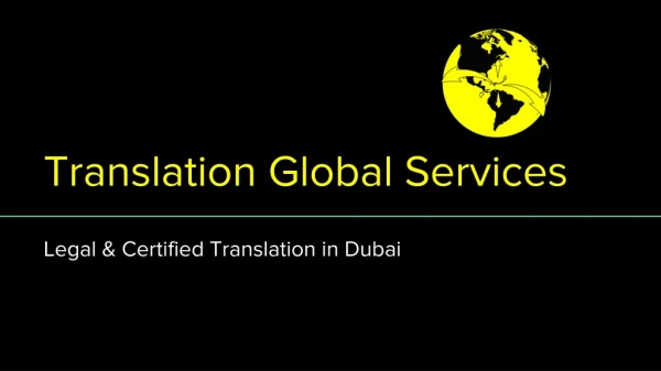 Translation Global Services