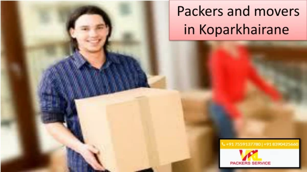 Packers and movers in koparkhairane 