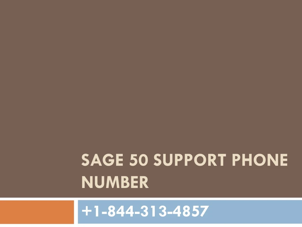 sage 50 support phone number