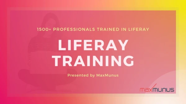 Liferay Application Developer Training | Liferay Online Training