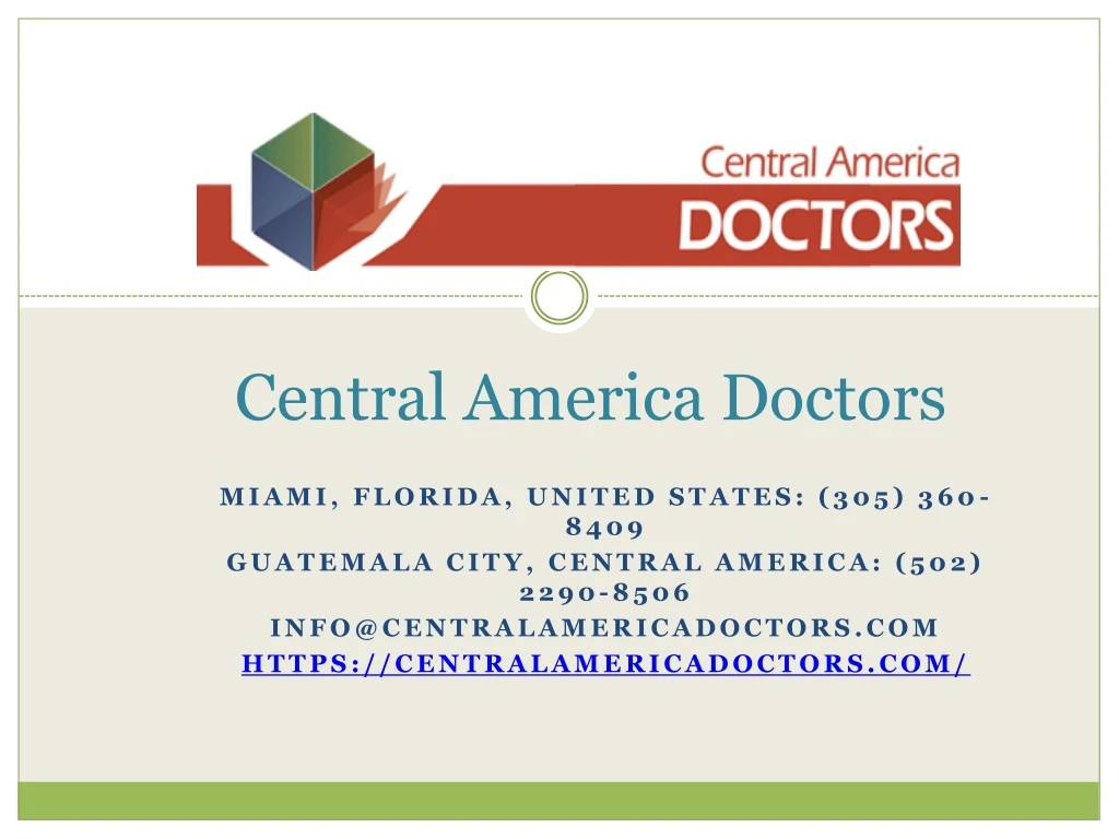 central america doctors