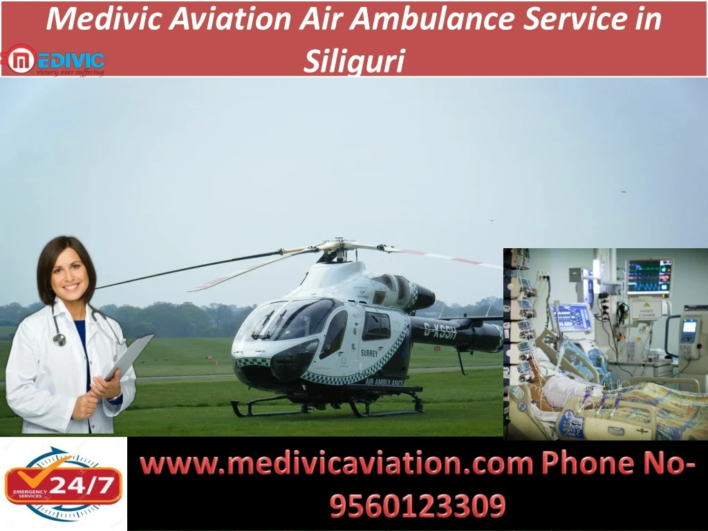 medivic aviation air ambulance service in siliguri