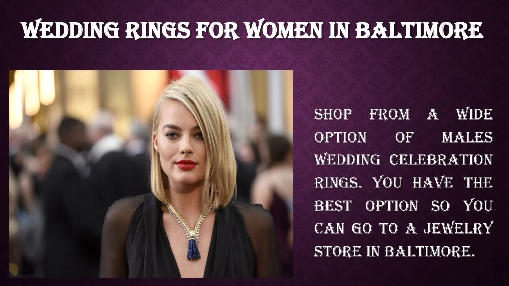 wedding rings for women in baltimore