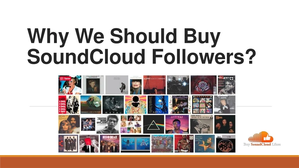 why we should buy soundcloud followers