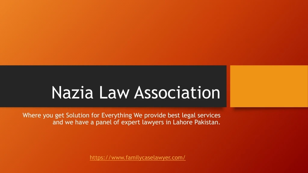 nazia law association