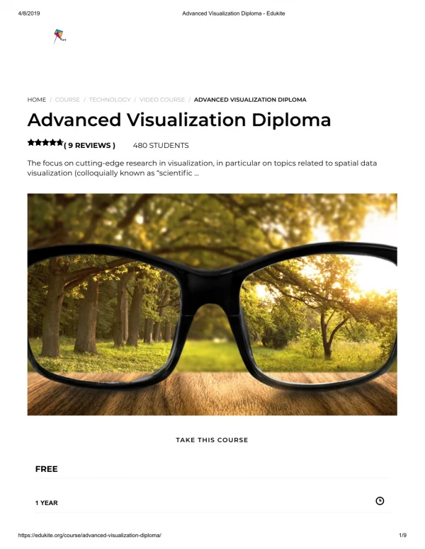 Advanced Visualization Diploma - Edukite