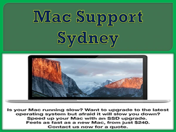 Mac Support Sydney