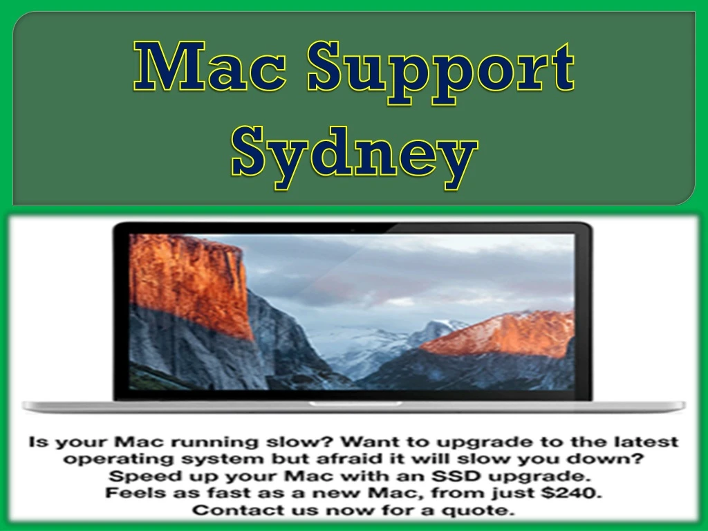 mac support sydney