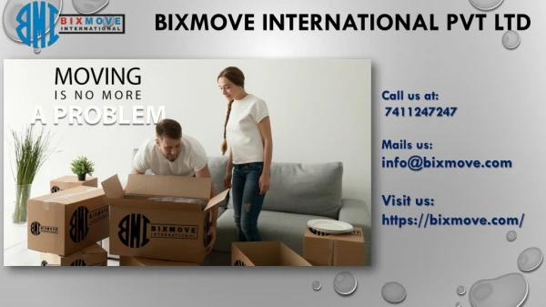BixMove Packers and Movers Chennai