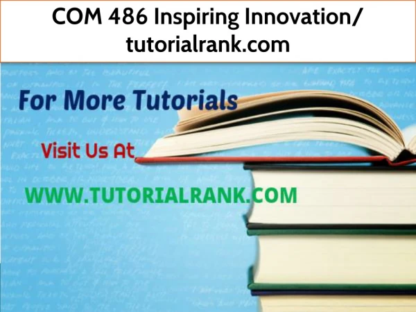 com 486 inspiring innovation tutorialrank com