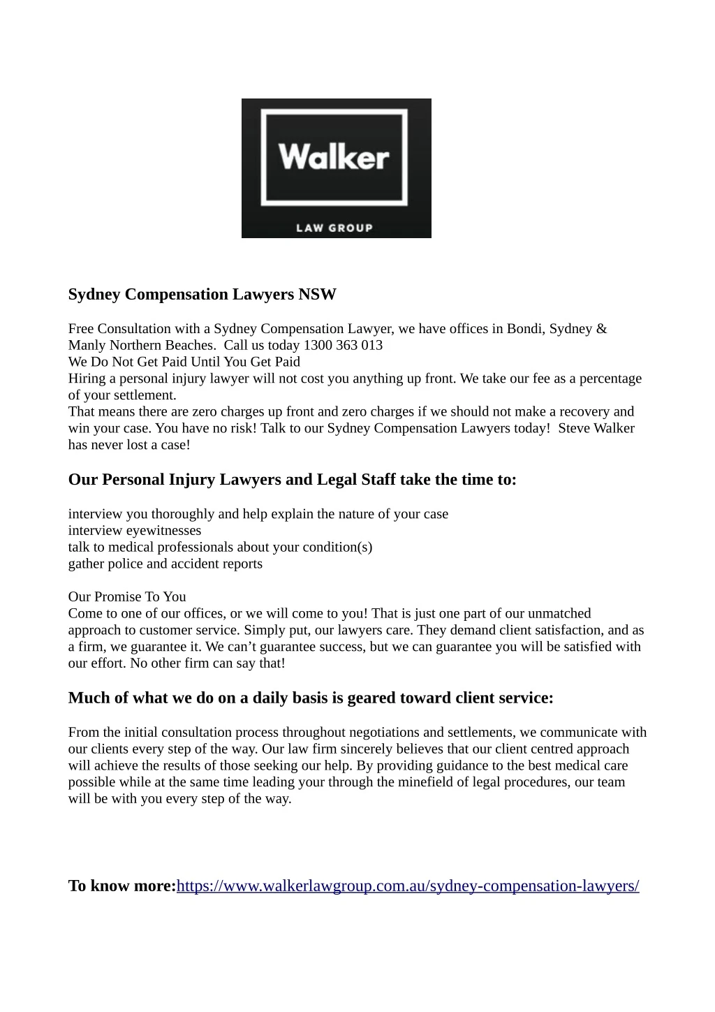 sydney compensation lawyers nsw