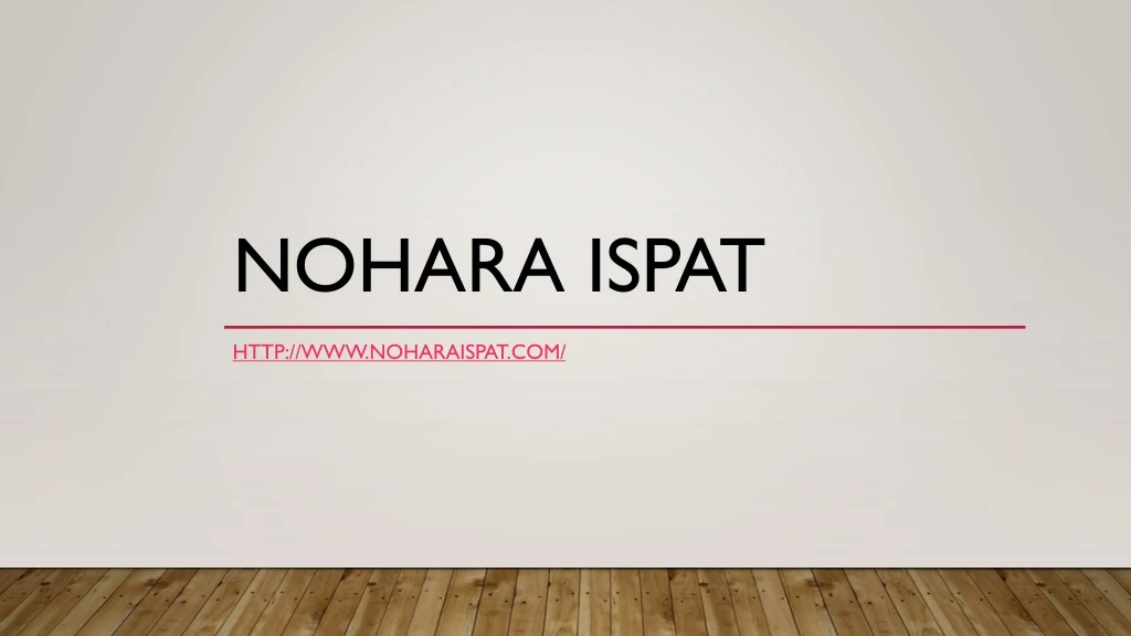 nohara ispat