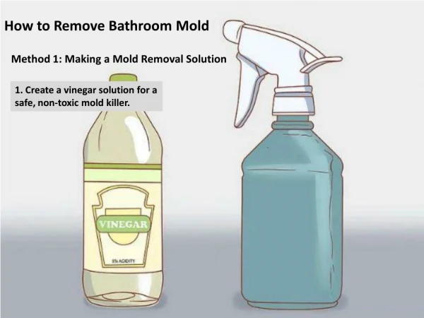 How to Remove Mold from Bathroom