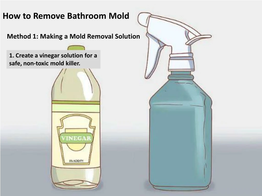 how to remove bathroom mold