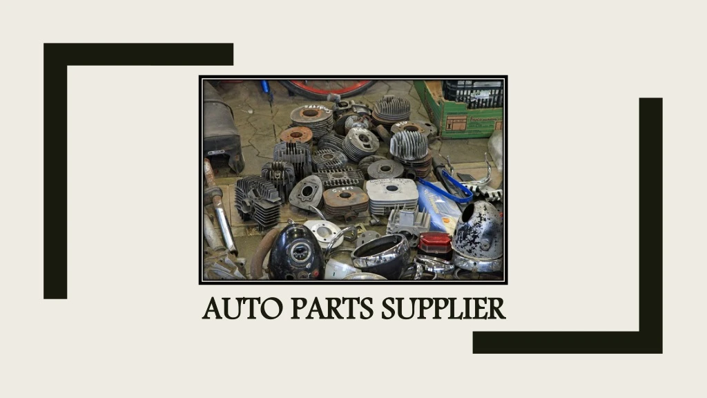auto parts supplier