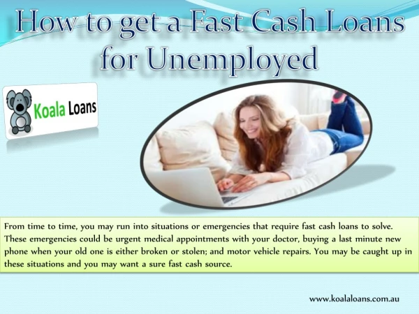 How to get a Fast Cash Loans for Unemployed