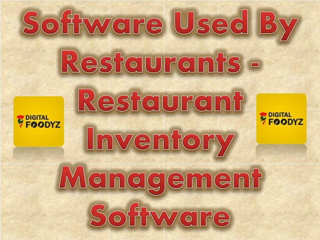software used by restaurants restaurant inventory management software
