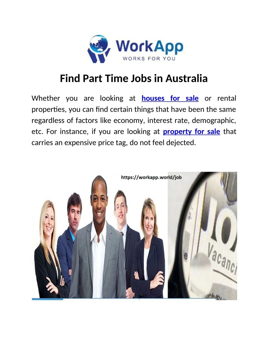 find part time jobs in australia