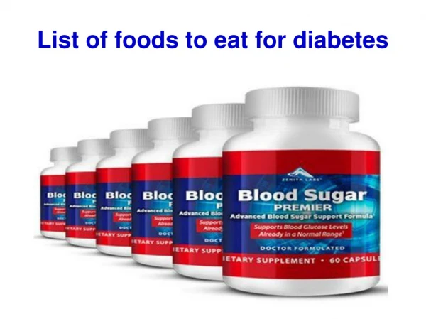 The Easy Way to Control Diabetes