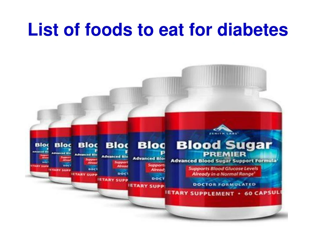 list of foods to eat for diabetes