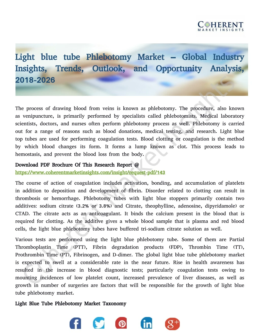 light blue tube phlebotomy market global industry