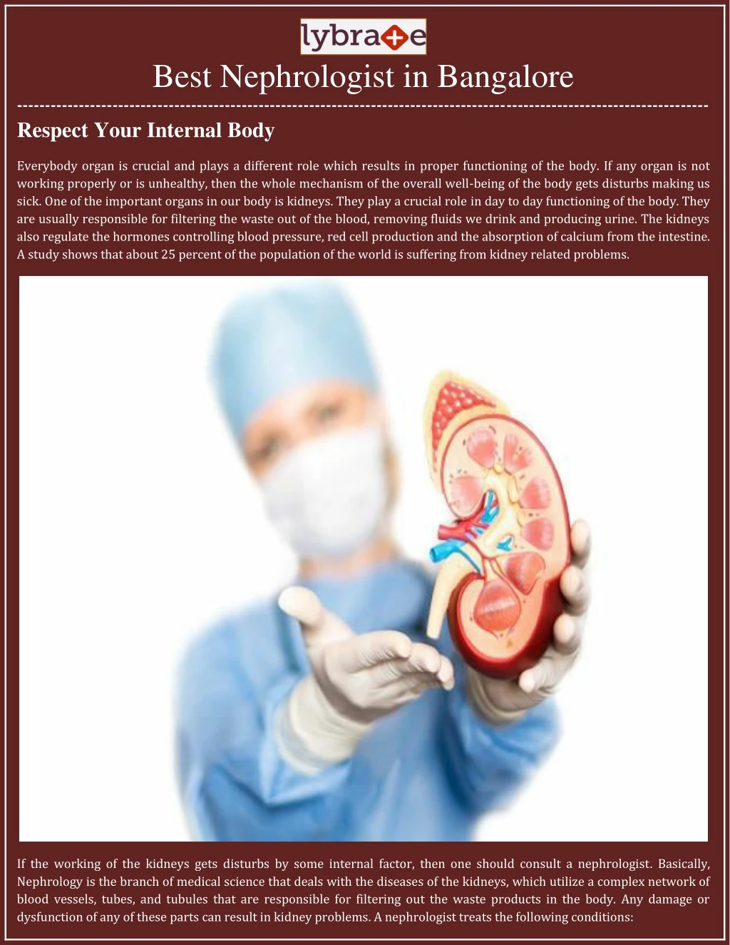 best nephrologist in bangalore respect your