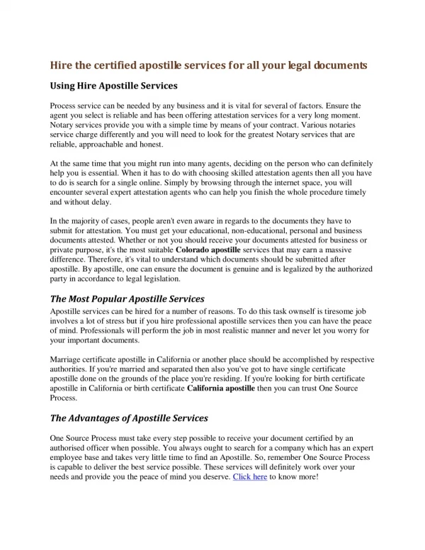 Hire the certified apostille services for all your legal documents