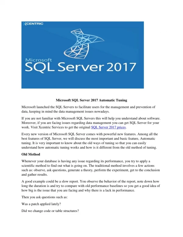 get the authenticate Microsoft SQL Server 2017 prices