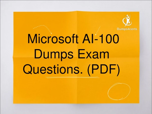 AI-100 Exam Dumps, MCP AZ-200 Latest Questions Answers Material [PDF] 2019