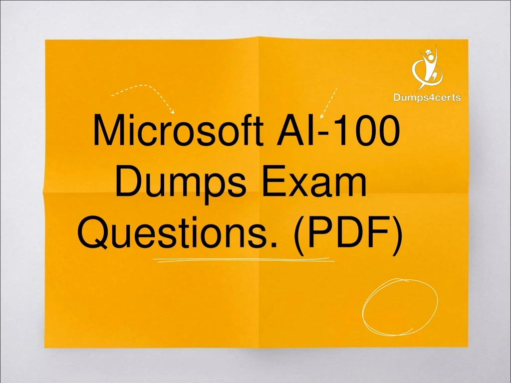 microsoft ai 100 dumps exam questions pdf