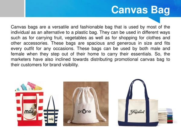Get Personalized Cotton Canvas Bag at Wholesale Price