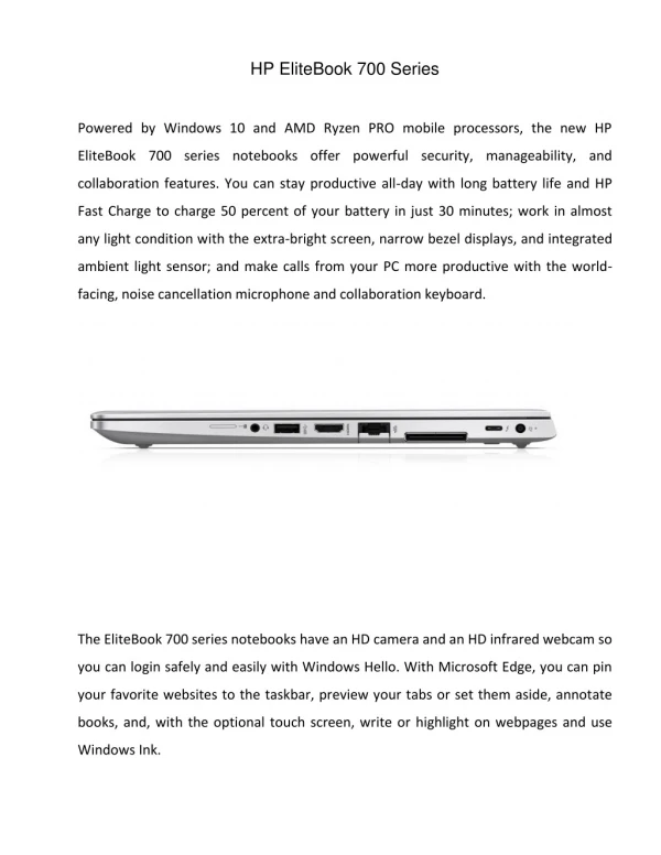 HP EliteBook 700 Series ixpert.in