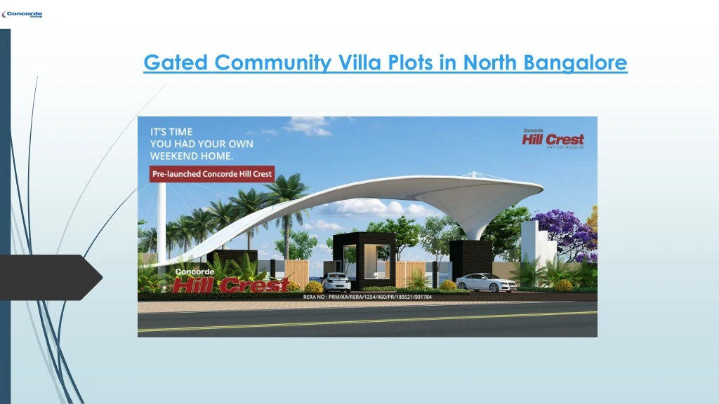 g ated c ommunity villa plots in north b angalore