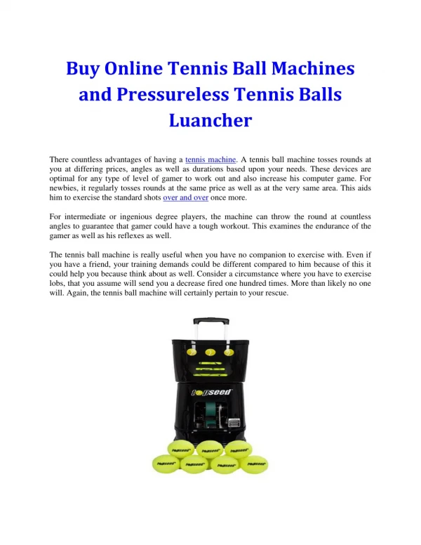 Tennis ball machine for sale at cheapest price store in autralia