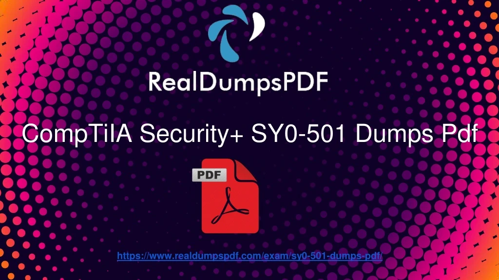 comptiia security sy0 501 dumps pdf