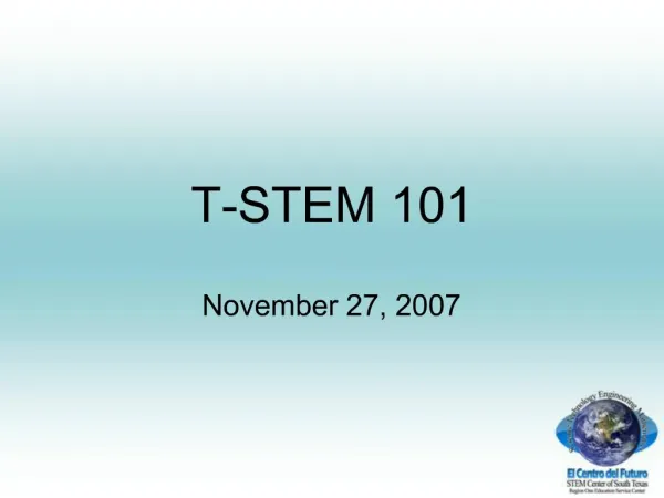 T-STEM 101