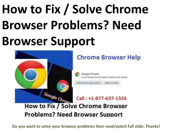 How to Fix / Solve Chrome Browser Problems? Need Browser Support