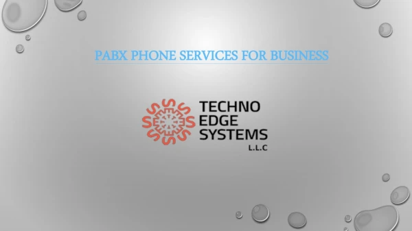 PABX System | PABX Phone Services For your Business | pabxinstallationdubai.ae